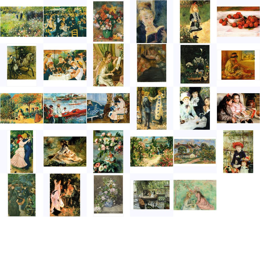 Kunstkarten Komplett Set Pierre Auguste Renoir 